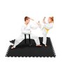 Tatame Tapete Eva Luta 100x100 30mm 1x1 3cm Preto Cinza Tae-kwon-do Jiu-jitsu 3 bordas - 4