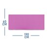 Tapete Colchonete Yoga Pilates Fitness Ginastica 190x60cm - Rosa - 3