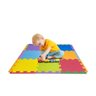 Kit 8 Pçs Tapete emborrachado De Eva Tatame bebê Infantil 50x50x1cm - 1