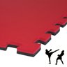 Kit 6 Tapete Eva Tatame 100x100 Academia Karatê Luta Ufc 20mm - Vermelho - 1