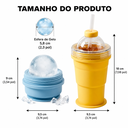 Ver imagem 2 de Copo de Hóquei Dobrável de Silicone com Forma para Esfera de