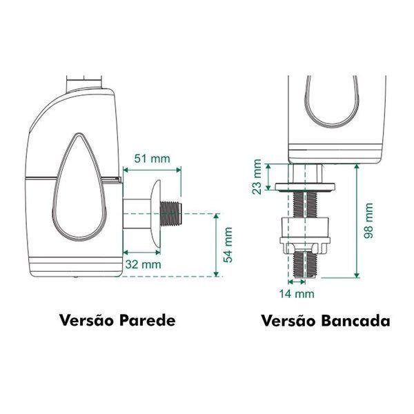 Torneira PRIMA Touch 110v - Preta - 4