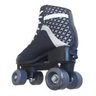 Patins Roller Skate Infantil 4 Rodas Clássico Ajustável Preto - 35/38 - 2