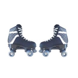 Patins Roller Skate Infantil 4 Rodas Clássico Ajustável Preto - 35/38 - 3