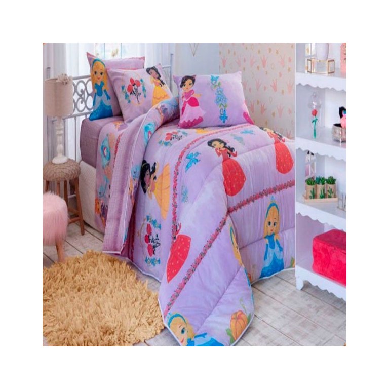 Kit Colcha Patchwork Ultrasonic Infantil Lady Happy Day