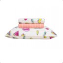 Ver imagem 2 de Kit Colcha Solteiro Infantil 240x160cm Patchwork Ultrasonic Cactus Happy Day