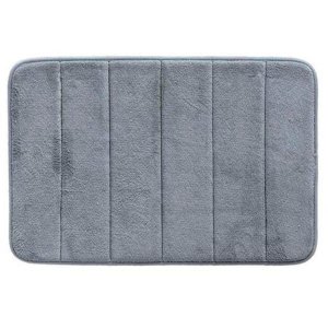 Tapete de Banheiro Super Soft Antiderrapante Cinza Camesa
