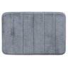 Tapete de Banheiro Super Soft Antiderrapante Cinza Camesa - 1