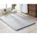 Ver imagem 2 de Tapete de Banheiro Super Soft Antiderrapante Cinza Camesa