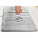 Ver imagem 3 de Tapete de Banheiro Super Soft Antiderrapante Cinza Camesa