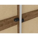 Ver imagem 5 de Guarda Roupa Casal Cadenza 2 Porta Correr 6 Gavetas com Espelho 100% Mdf Castanho Fenix