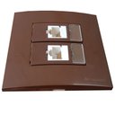 Ver imagem 2 de conjunto para móveis pedras e drywall MarGirius moveis 80x80 2 tomada RJ-45
