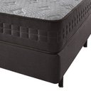 Ver imagem 5 de Cama Box Queen Marrom + Colchão Molas Ensacadas Orlando 158x198x67cm