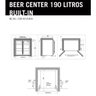 Cervejeira de Embutir Elettromec Beer Center 190 Litros 220V - 7