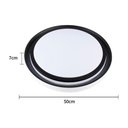 Ver imagem 3 de Plafon Nordecor Zony Redondo 2670 Led Bivolt Preto