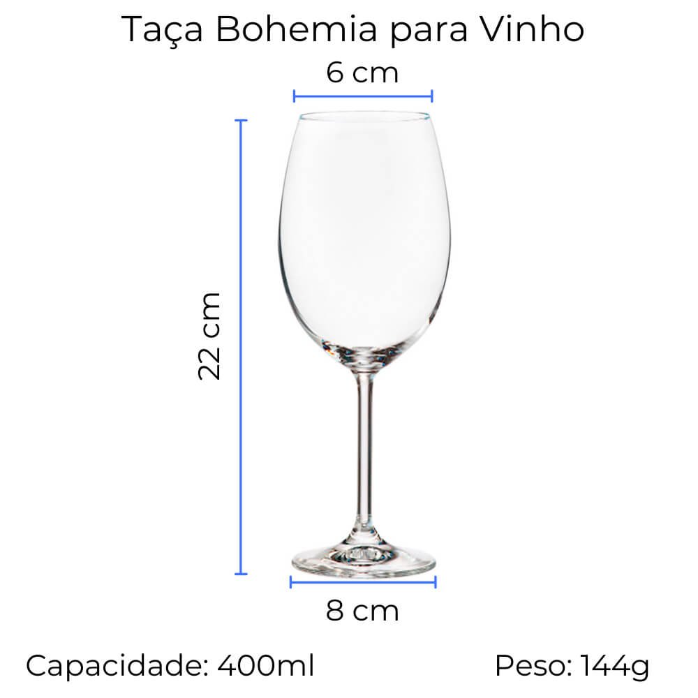 Maleta Preta Ecológica com 2 Taças para Vinho - 2