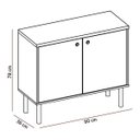 Ver imagem 6 de Armário Balcão Aparador Multi Ceramic Allure Lider Design