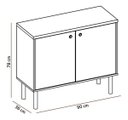 Ver imagem 6 de Armário Balcão Aparador Multi Ceramic Allure Lider Design