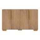Ver imagem 7 de Aparador Buffet 4 Portas com Pés Quadrados Viena Multimóveis Rustic/Natural