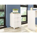 Ver imagem 1 de Gaveteiro 3 Gavetas Cubic Branco Fosco - Caemmun