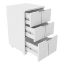 Ver imagem 5 de Gaveteiro 3 Gavetas Cubic Branco Fosco - Caemmun