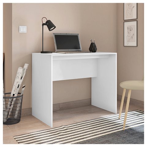 Mesa de Computador 90cm Cubic Branco - Caemmun