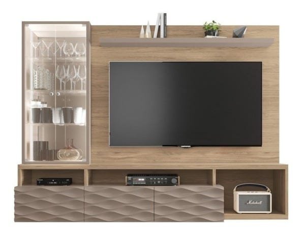 Painel Home Suspendo para TV 75 Polegadas Wave Cordia Fendi - 1