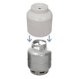 Capa para Botijão de Gás Plástico Preto Astra - 2