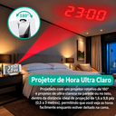 Ver imagem 4 de Relógio Despertador Digital LED com Espelho, Projeção de Hora