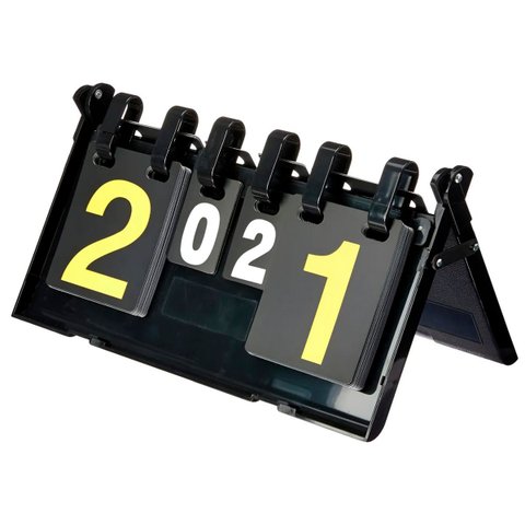 Placar Mesa Manual Marcador Sets Pontos Contador Dobravel Portatil Volei Futebol Badminton Basquete 