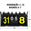 Ver imagem 5 de Placar Mesa Manual Marcador Sets Pontos Contador Dobravel Portatil Volei Futebol Badminton Basquete 