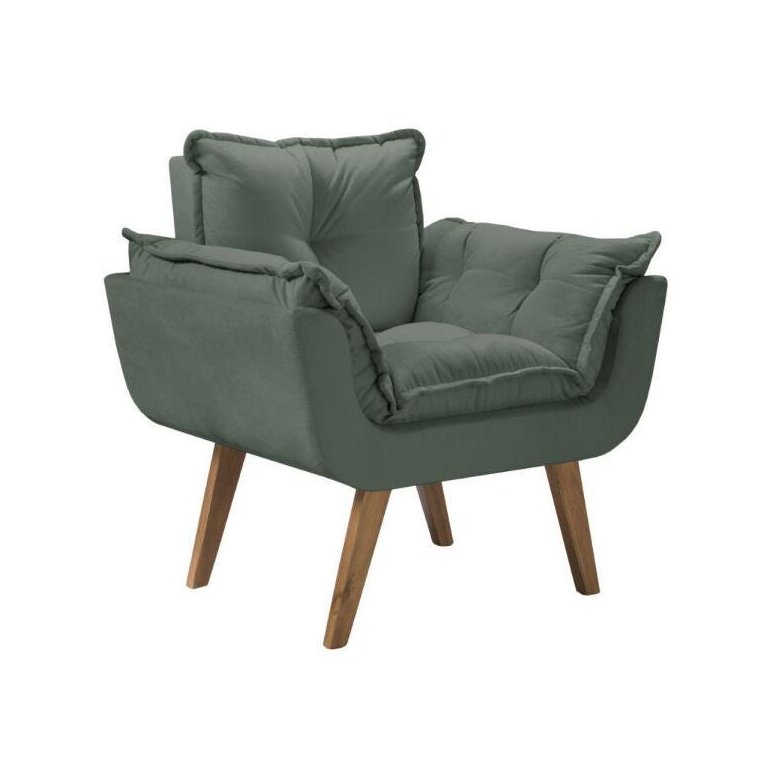 Poltrona Opala 1 Lugar Base Palito Verde