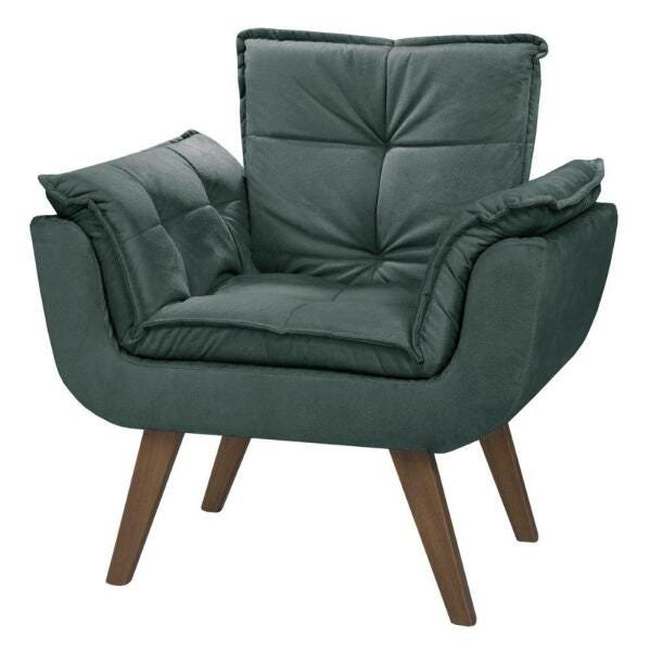 Poltrona Pérola - Suede VERDE - 1