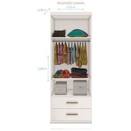 Quarto Infantil Completo Chiara Branco Brilho - Phoenix Baby - 2