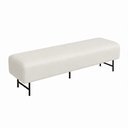 Ver imagem 1 de Puff Recamier 195cm Lauri Facto Off White - Sallar Home