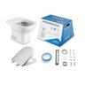 Kit Bacia Convencional (IP2 Kit) Etna Branco Icasa - 1