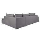 Ver imagem 5 de Sofá Retratil com Chaise Direita Titan 6 Lugares 2,96m Tecido Linho