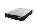 Ver imagem 2 de Colchão Casal Smart Classic Preto (138x188x22) - Molas Ensacadas - Plumatex