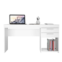 Ver imagem 3 de Escrivaninha Mesa Escritório Office 2 Gavetas 121cm Branca