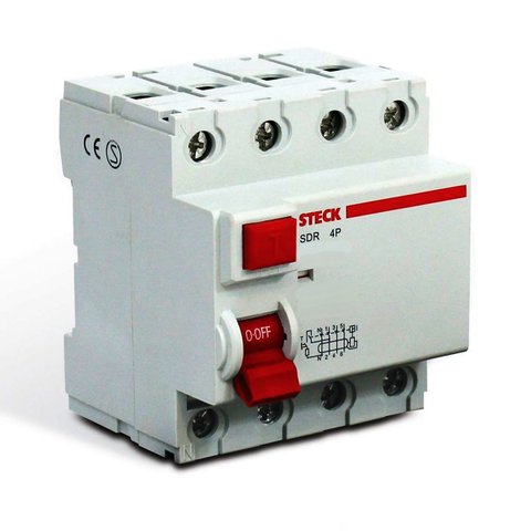 Interruptor Diferencial 4 Polos 40A 30mA Steck