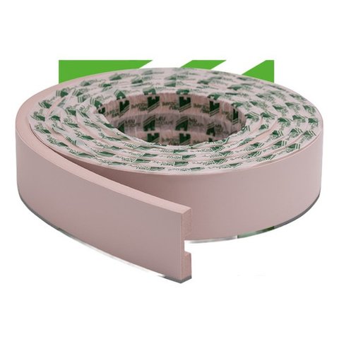 Eva Rodapé Acabamento Painel Ripado Laminado 2,5m Play Rosa+