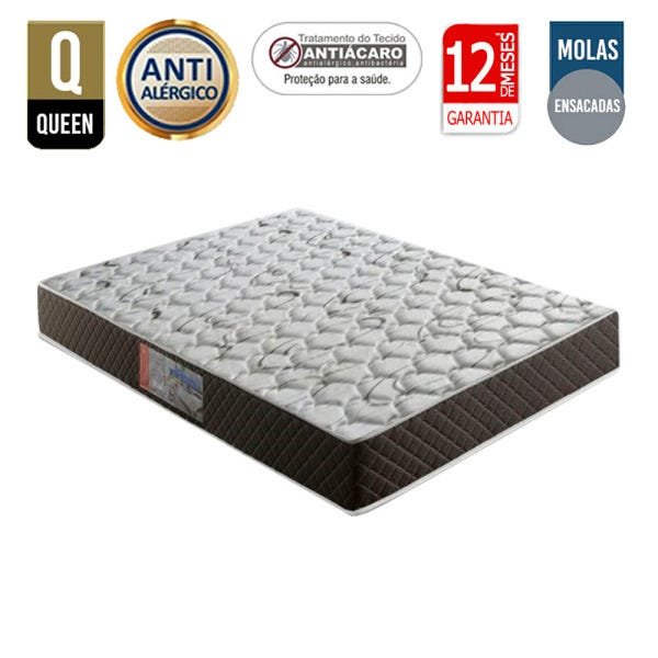 Colchão Queen Belos Sonhos Molas Ensacadas 24x158x198 - 2