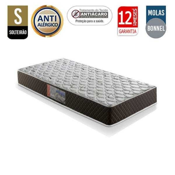 Colchão Solteirão Belos Sonhos Solteiro King Molas Bonnel 24x96x188 - 2