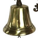 Ver imagem 6 de Campainha Sineta Dourado Feita em Estanho e Bronze Artesanal