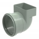 Ver imagem 1 de Joelho 90 Transição Aquapluv Esgoto Retangular 100X65X100 - 32196071 - TIGRE