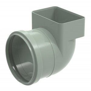 Joelho 90 Transição Aquapluv Esgoto Retangular 100X65X100 - 32196071 - TIGRE