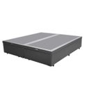 Ver imagem 2 de Base Box Baú Casal Bipartido Belos Sonhos Sintético Cinza 41x138x188