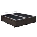 Ver imagem 2 de Base Box Baú Casal Bipartido Belos Sonhos Sintético Marrom 41x138x188