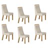 Kit de 6 Cadeiras para Sala de Jantar Dora - 2