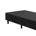 Ver imagem 2 de Base Box Solteiro Belos Sonhos Suede Preto 40x88x188